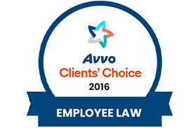 Avvo Clients Choice 2016 Employee Law