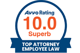 Avvo Rating 10.0 Superb Top Attorney Employee Law